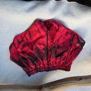 Lululemon *RARE COLOR* Hottie Hot Short tie Dye Red